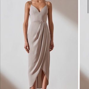 Shona joy cocktail dress in Oyster size 2